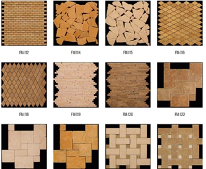 Beige Travertine Mosaic
