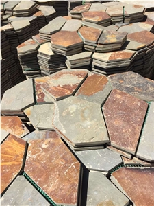 China Multicolor Slate Flagstone Pattern