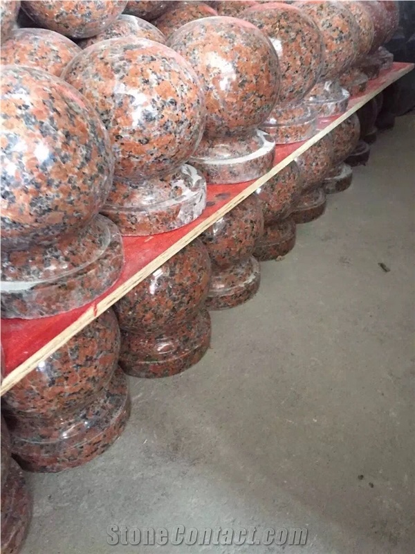 G562 Maple Red Granite Parking Stone /China Red Granite Parking Curbs