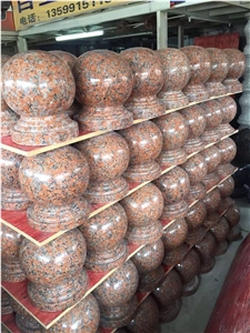 G562 Maple Red Granite Parking Stone Curbs / China Red Granite Landscaping Stone G562 Maple Red Granite Parking Stone Curbs / China Red Granite Landscaping Stone
