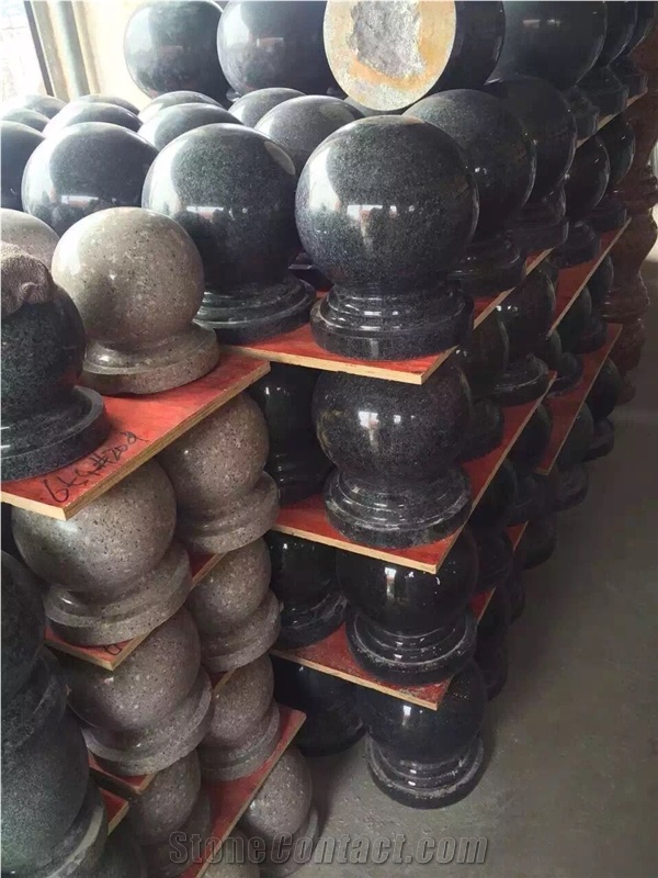G562 Maple Red Granite Parking Stone Curbs / China Red Granite Landscaping Stone