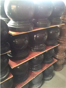Shanxi Black Granite Parking Stone / Car Parking Curbs