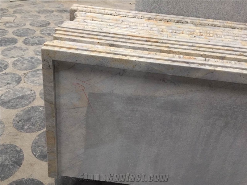 Ariston Gold Granite Kitchen Island Tops Factory Direct