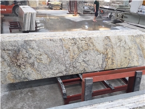 Ariston Gold Granite Kitchen Island Tops Factory Direct