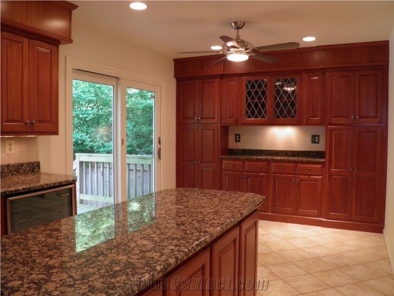 Custom Baltic Brown Granite Countertops