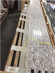 Customized Granite Bianco Antico Granite Worktops Polished Kitchen Countertop