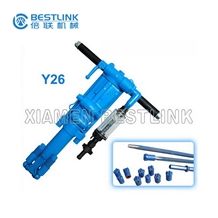 Y26 Pneumatic Block Drilling Machine and Rods for Mining