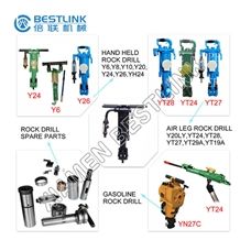 Y26 Pneumatic Rock Drilling Machine and Rods for Various Quarry