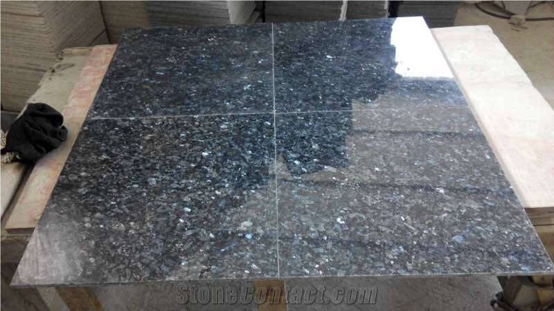 Polished Norwegian Blue Pearl Granite Slabs & Tiles, Norway Blue Granite for Wall Cladding, Flooring, Skirting, Etc.