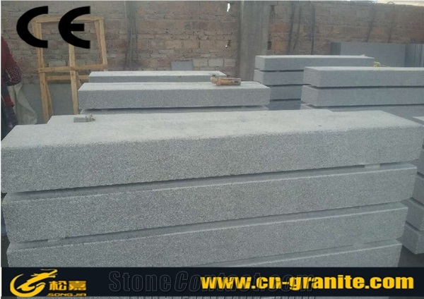 Black China Granite G654 Surface Flamed Kerbstone Black Granite Stone Curbstone