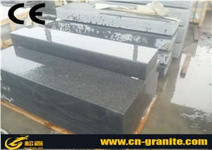 Black China Granite G654 Surface Flamed Kerbstone Black Granite Stone Curbstone