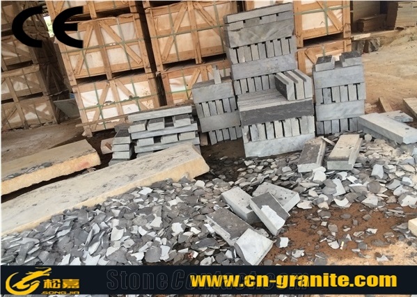 China Black Basalt Mushroom Stone, Wall Cladding Stone, Split Wall Tiles Mushroom Compost