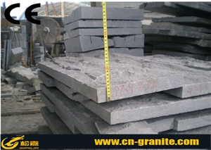 China Dark Grey G654 Mushroom Stone, Chinese Black G654 Natural Stone for Wall Cladding