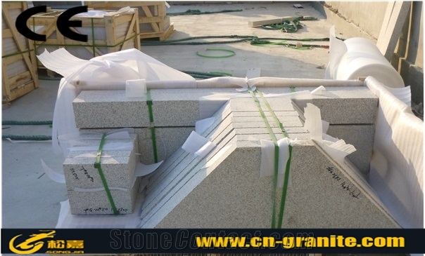 China Gold Granite Kerbstone Chinese Yellow Wall Cladding Yellow Curbstone Standard Kerbstone Sizes