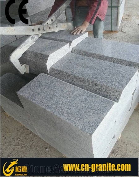 China Grey Granite G603 Driverway Curbstone/Kerbstone for Outside Landscape Granite Kerbstone Standard Kerbstone Sizes