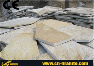 China Grey Random Stone Flagstone Landscape Stone Flagstone Outside Flagstone Road Paving