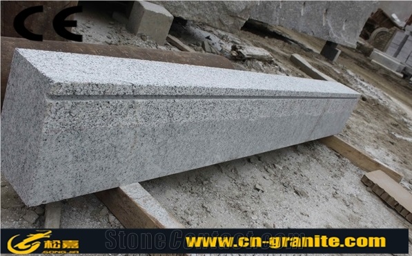 China Light Grey Granite G603 Wall Stone Corner Stone Kerbstone, Kerbstone Making Machine