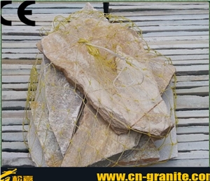 China Multicolor Slate Flooring Flagstone Walkway Pavers Flagstone with Mesh Backing Flagstone Landscape