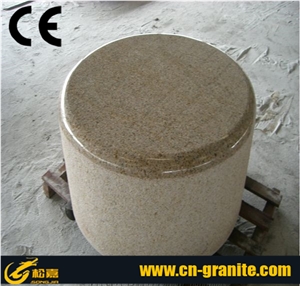 China Rusty Yellow Granite G682 Garden Bench & Chiars G682 Yellow Park Bench Cast Iron Garden Bench
