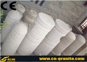 China Rusty Yellow Granite G682 Landscaping Stone Chinese Flamed Finished Natural Stone Car Paking Stone