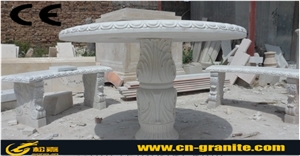 China White Marble Table & Bench Chinese Garden Table & Bench Common Rail Injector Test Bench