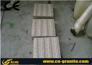 Chinese Yellow Granite G682 Blind Paving Stone,Rusty Yellow Granite Walkway Pavers Tactile Stone