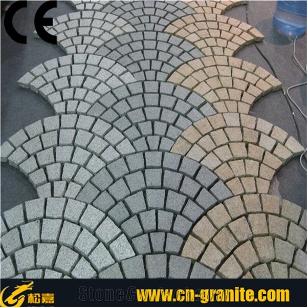 Cobble Stone for Garden,Landscape Cobble Stone,G603 Granite Cobble Stone,China Granite Cube Stone,Fan Shape Paving Stone ,Paving Stone on Net,Garden Stone,Cheap Cobble Stone,Natural Granite Cobbles,