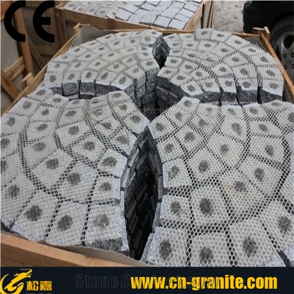 Cobble Stone for Garden,Landscape Cobble Stone,G603 Granite Cobble Stone,China Granite Cube Stone,Fan Shape Paving Stone ,Paving Stone on Net,Garden Stone,Cheap Cobble Stone,Natural Granite Cobbles,