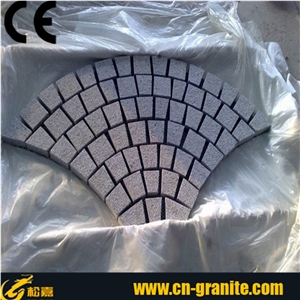 Fan Shape Paving Stone,Grey Stone Pavers,China Granite Stone Paving,Cheap Stone Pavers, Fan Shape Paving Stone Price,Meshed Paving Stone,Garden Stepping Pavements,Exterior Paving Stone,Landscaping