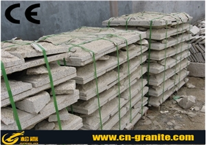 G350 China Yellow Granite Mushroom Stone, Chinese Yellow Natural Mushroom Stone