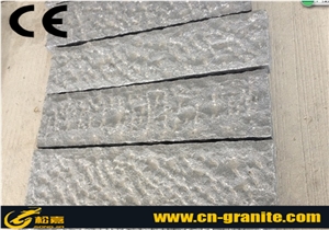 G654 China Dark Grey Kerbstone,Rough Picked Mushroom Kerbstone Standard Kerbstone Sizes