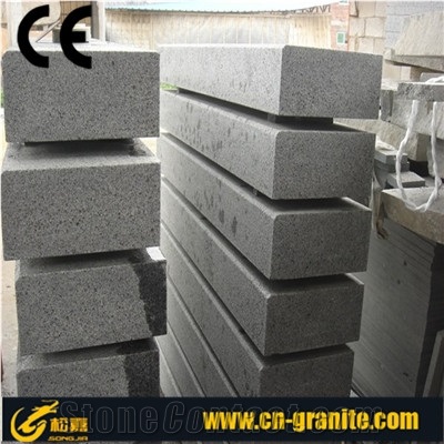 G654 Granite Kerbstone, China Dark Grey Granite Kerbstone,Road Stone,Side Stone, Sesame Grey Granite Kerbstone