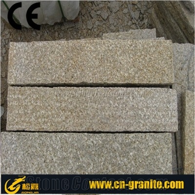 G682 Granite Kerbstone, China Yellow Granite Kerbstone, Road Stone, Side Stone, Rusty Granite Kerbstone