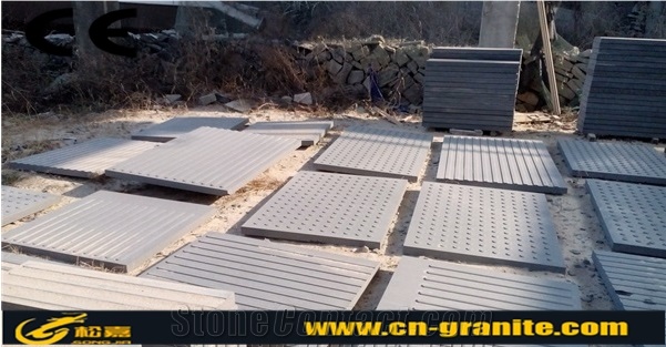 G684 China Fuding Black Basalt Blind Paver,Black Natural Stone Tactile Driveway Paving Stone Walkway Pavers