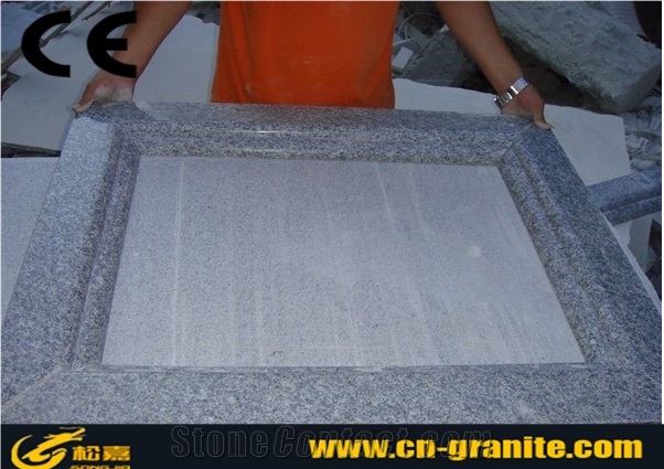 Grey Granite G602 Window Frame,China Grey Granite Window Surround & Door Frame,Polished Window Thresholds
