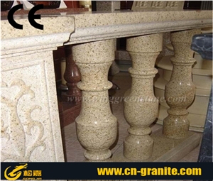 High Quality China Yellow Granite G682 Balustrade & Railing,Rusty Yellow Granite Handrails Staircase Rails