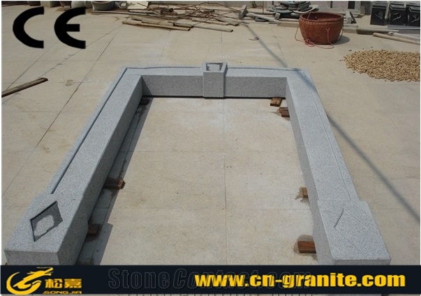 Light Grey China Grey G603 Polished Windows Sills Sesame Grey China Stone Window Surround with Water Drip Line