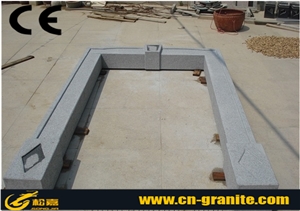 Light Grey China Grey G603 Polished Windows Sills Sesame Grey China Stone Window Surround with Water Drip Line