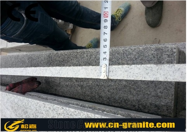 Light Grey China Grey G603 Polished Windows Sills Sesame Grey China Stone Window Surround with Water Drip Line