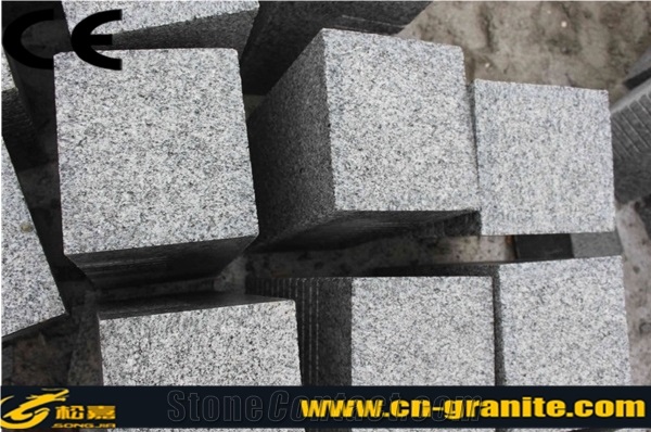 Light Grey Granite G603 Wall Stone,Bush Hammered Surface Corner Stone Fine Picked Stone Wall Cladding