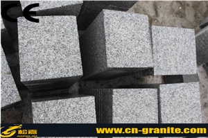 Light Grey Granite G603 Wall Stone,Bush Hammered Surface Corner Stone Fine Picked Stone Wall Cladding