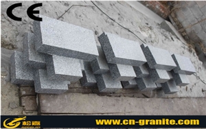 Light Grey Granite G603 Wall Stone,Bush Hammered Surface Corner Stone Fine Picked Stone Wall Cladding