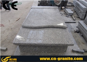 New China Granite G603 Polished Tombstones & Monuments,Grey Granite Western Style Tombstone