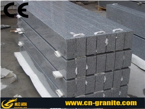 Polished China Black Granite Kerbstone Chinese Black G654 Curbstones Interlock & Kerbstone