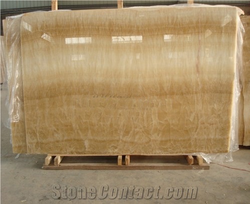 Yellow Onyx Slabs Cut to Size for Floor Paving or Wall Cladding,Onyx Slabs,Onyx Covering,Onyx Pattern.