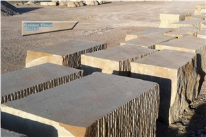 Golden Cloud Sandstone Blocks, Beige Sandstone Blocks