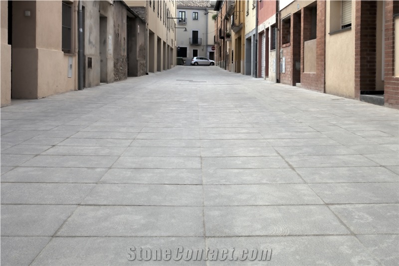 Moon Grey Limestone Pavers, Limestone Floor Covering Tiles, Cube Stone
