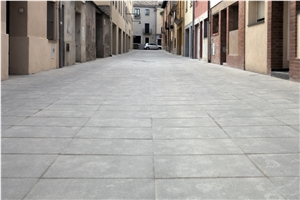 Moon Grey Limestone Pavers, Limestone Floor Covering Tiles, Cube Stone