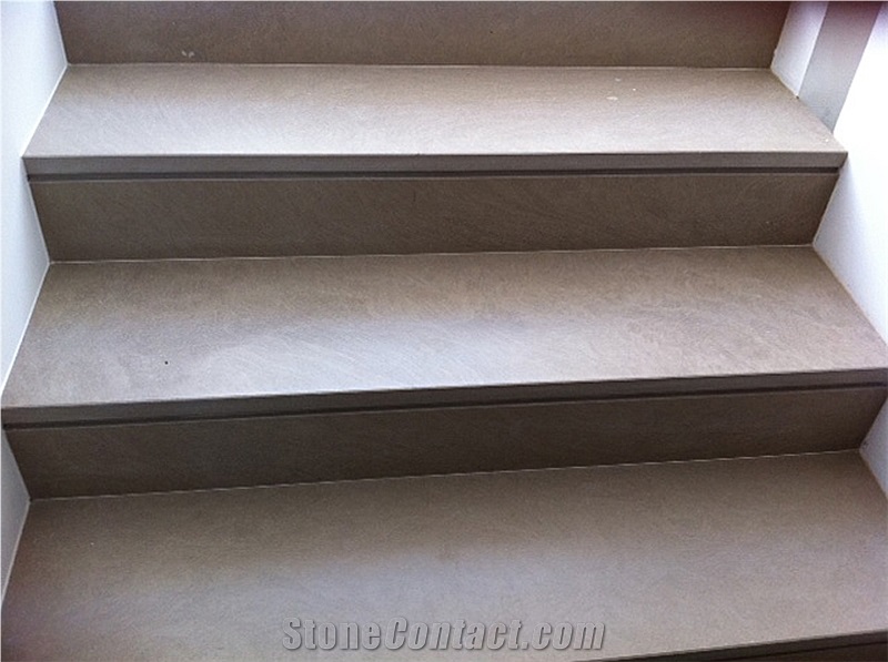 Pierre Du Thor Sandstone Stair Steps, Beige Sandstone Staircases