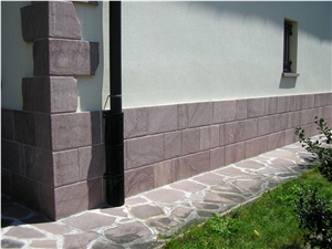 Red Sunset Sandstone Works, Building Tiles, Walling Tiles